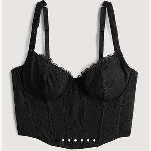 Hollister Corset lace Bustier Top